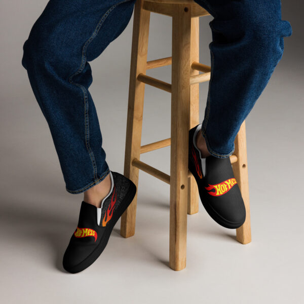 Hot Mess Men’s slip-on canvas shoes - Image 15