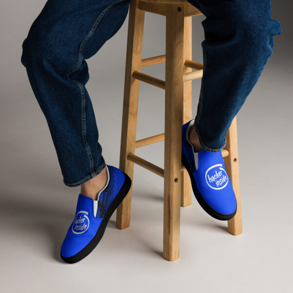 Hacker Inside Men’s slip-on canvas shoes - Image 15