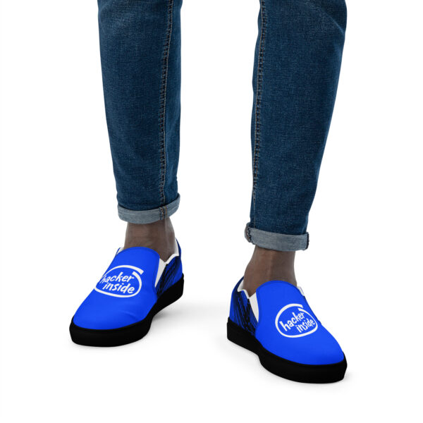Hacker Inside Men’s slip-on canvas shoes - Image 11
