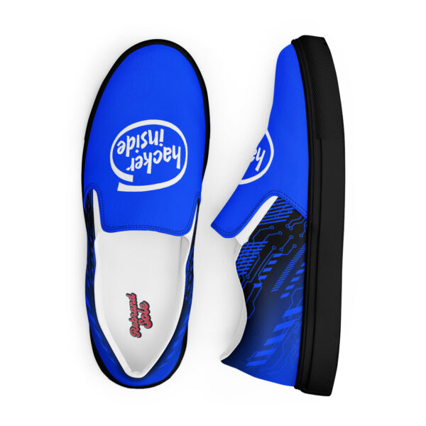 Hacker Inside Men’s slip-on canvas shoes - Image 18