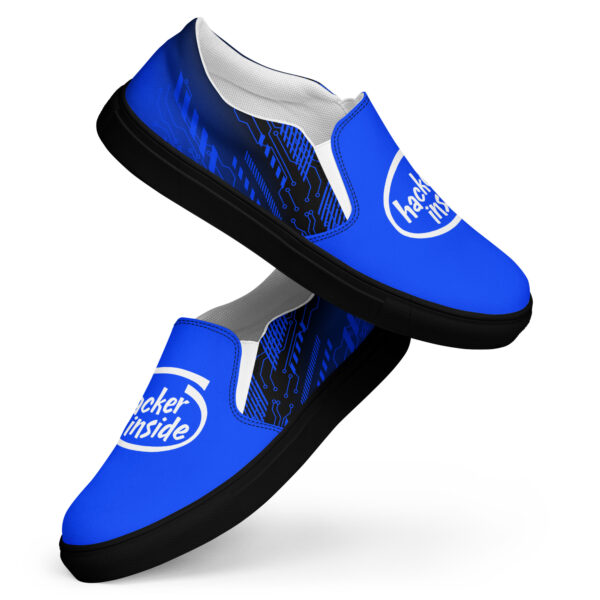 Hacker Inside Men’s slip-on canvas shoes - Image 21