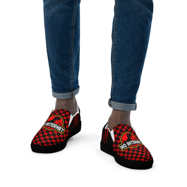 No Internet Men’s slip-on canvas shoes - Image 11