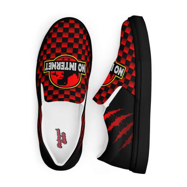 No Internet Men’s slip-on canvas shoes - Image 18