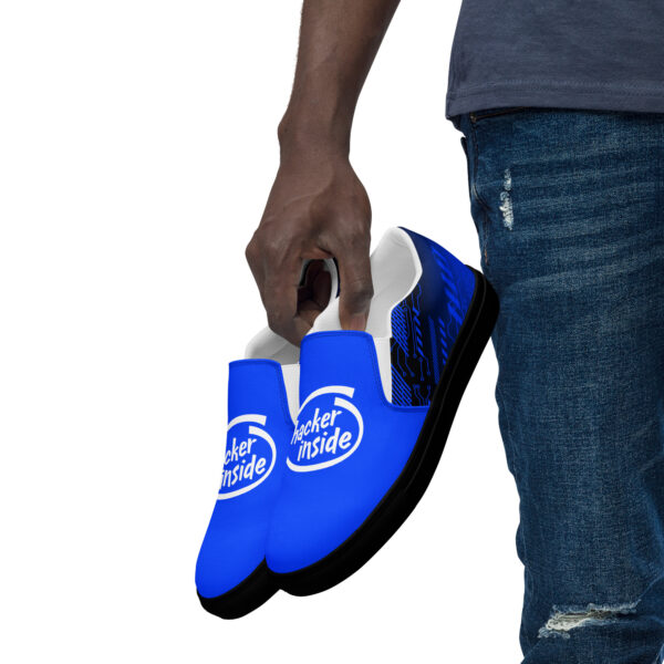 Hacker Inside Men’s slip-on canvas shoes - Image 17