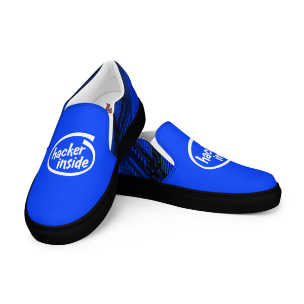 Hacker Inside Men’s slip-on canvas shoes - Image 19