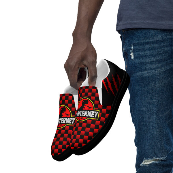 No Internet Men’s slip-on canvas shoes - Image 17