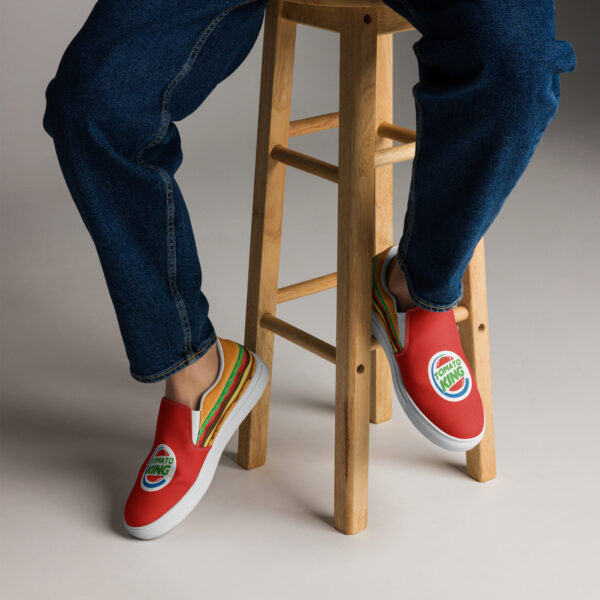 Tomato King Men’s slip-on canvas shoes - Image 4