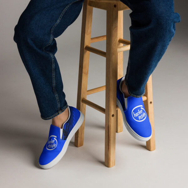 Hacker Inside Men’s slip-on canvas shoes - Image 5