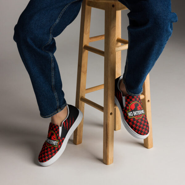 No Internet Men’s slip-on canvas shoes - Image 6