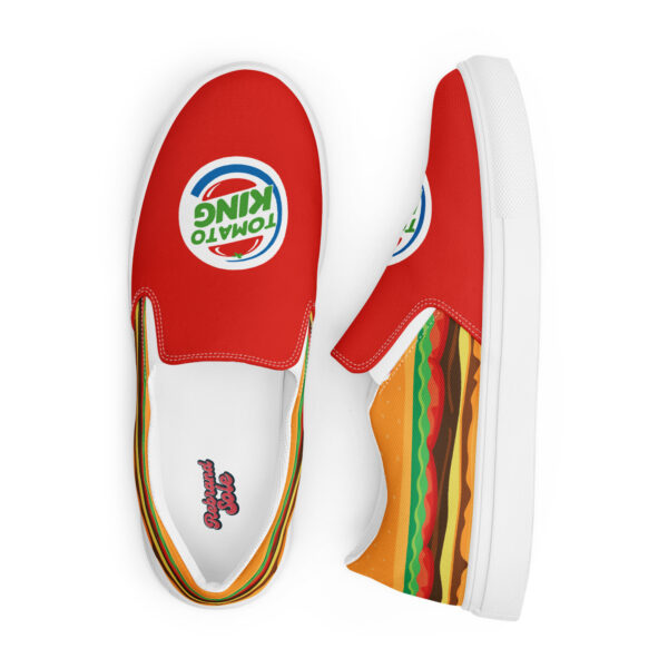 Tomato King Men’s slip-on canvas shoes - Image 9