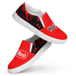 You Noob Men’s slip-on canvas shoes
