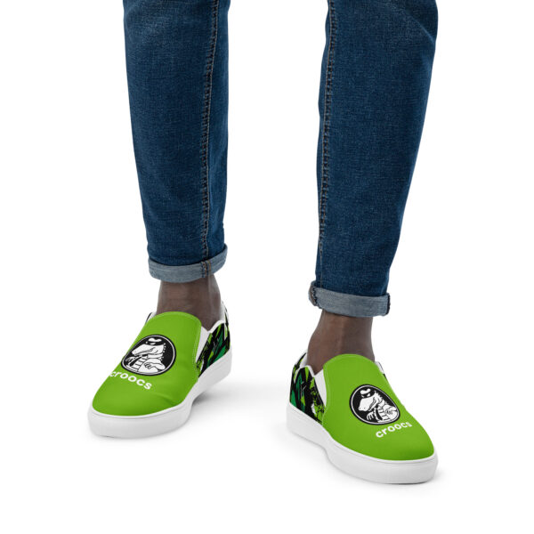 Croocs Men’s slip-on canvas shoes - Image 2