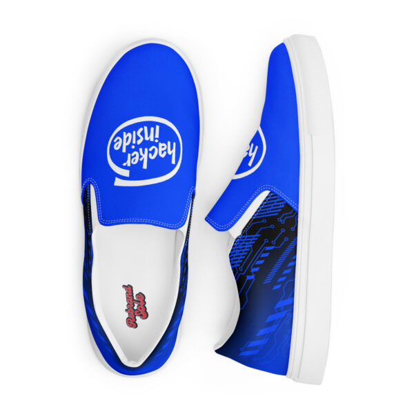 Hacker Inside Men’s slip-on canvas shoes - Image 8