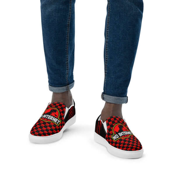 No Internet Men’s slip-on canvas shoes - Image 2