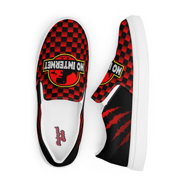 No Internet Men’s slip-on canvas shoes - Image 8