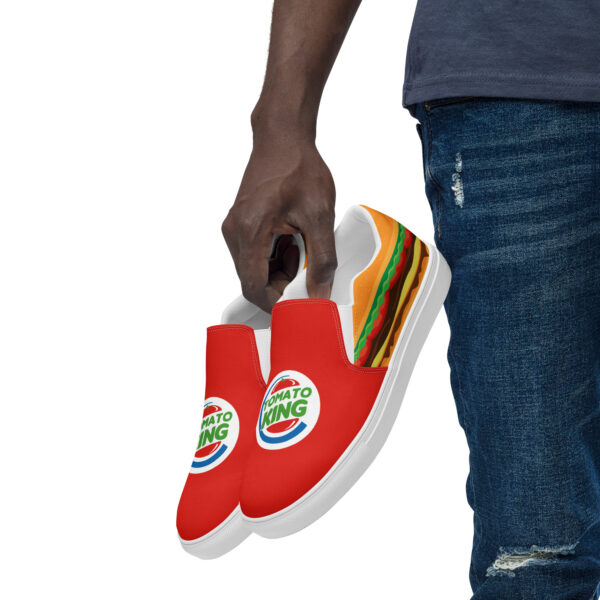 Tomato King Men’s slip-on canvas shoes - Image 6