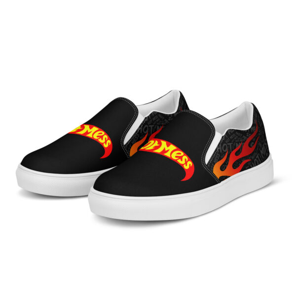 Hot Mess Men’s slip-on canvas shoes - Image 10