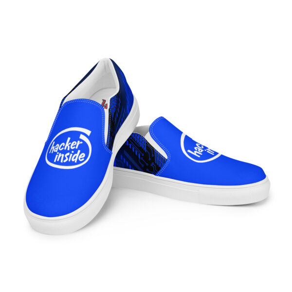 Hacker Inside Men’s slip-on canvas shoes - Image 9