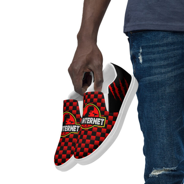 No Internet Men’s slip-on canvas shoes - Image 4