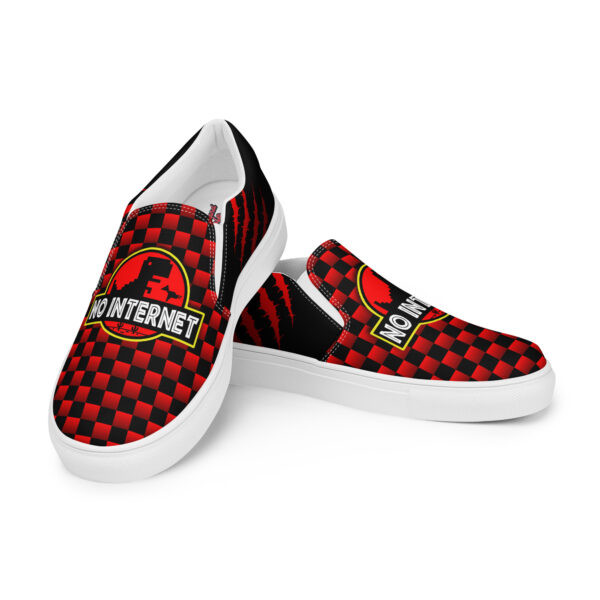 No Internet Men’s slip-on canvas shoes - Image 9