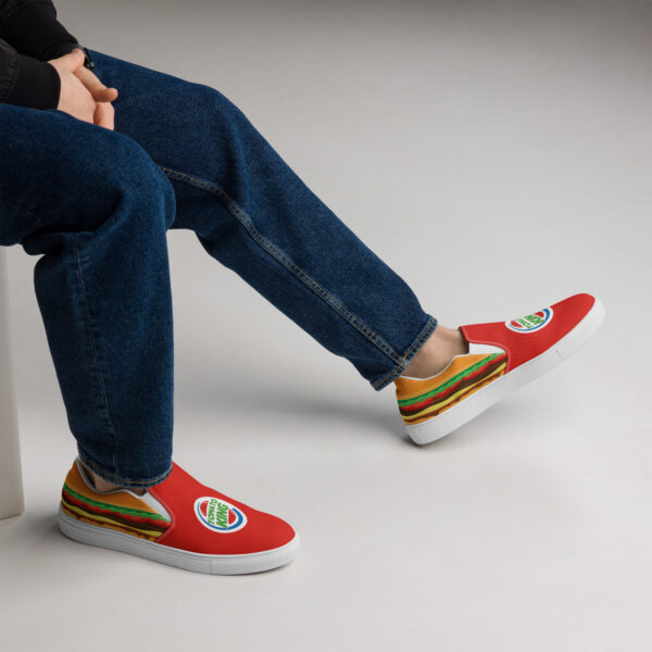 Tomato King Men’s slip-on canvas shoes - Image 2