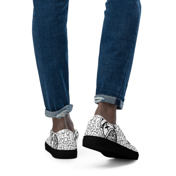 Mr. Split v1 Men’s slip-on canvas shoes - Image 9
