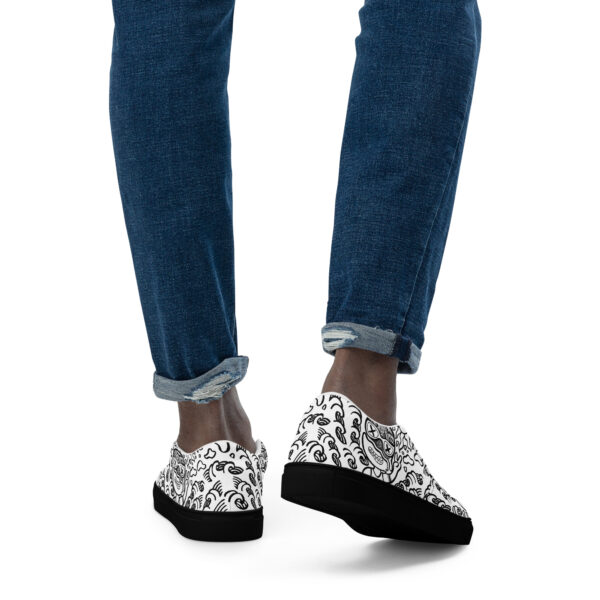 Mr. Split v7 Men’s slip-on canvas shoes - Image 3