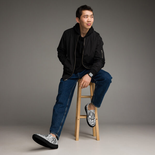 Mr. Split v1 Men’s slip-on canvas shoes - Image 6
