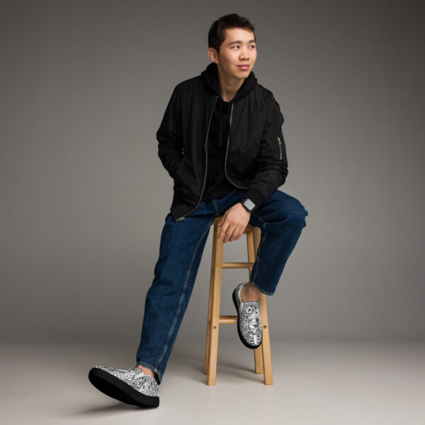 Mr. Split v3 Men’s slip-on canvas shoes - Image 6