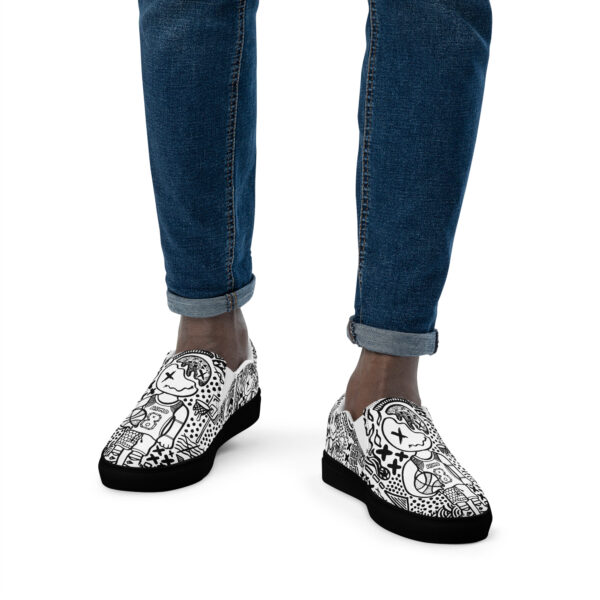 Mr. Split v4 Men’s slip-on canvas shoes - Image 19