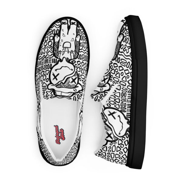 Mr. Split V6 Men’s slip-on canvas shoes - Image 21