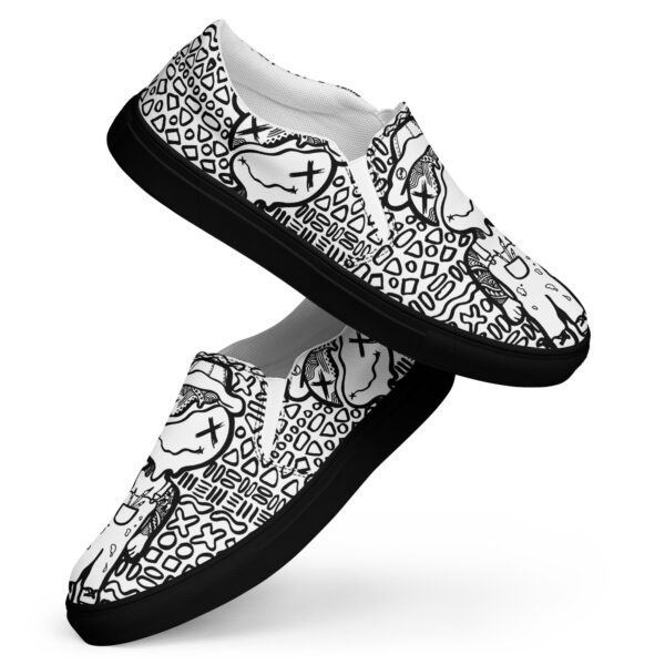 Mr. Split V6 Men’s slip-on canvas shoes - Image 25