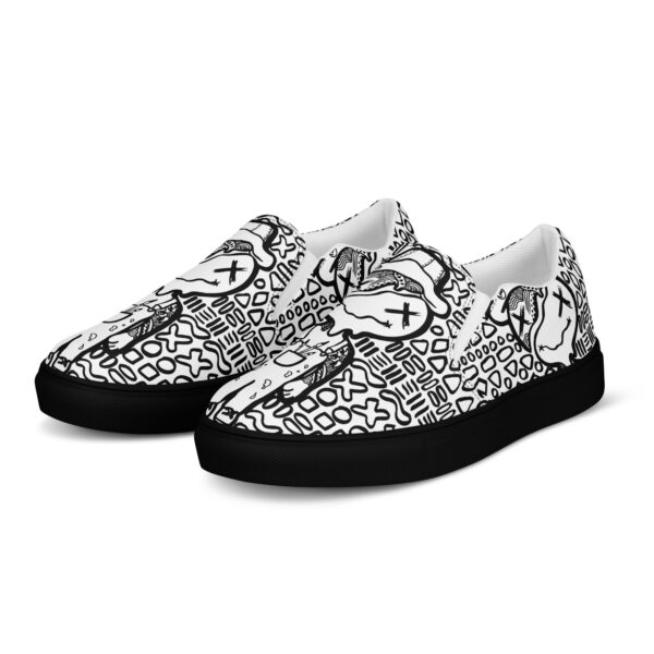 Mr. Split V6 Men’s slip-on canvas shoes - Image 24
