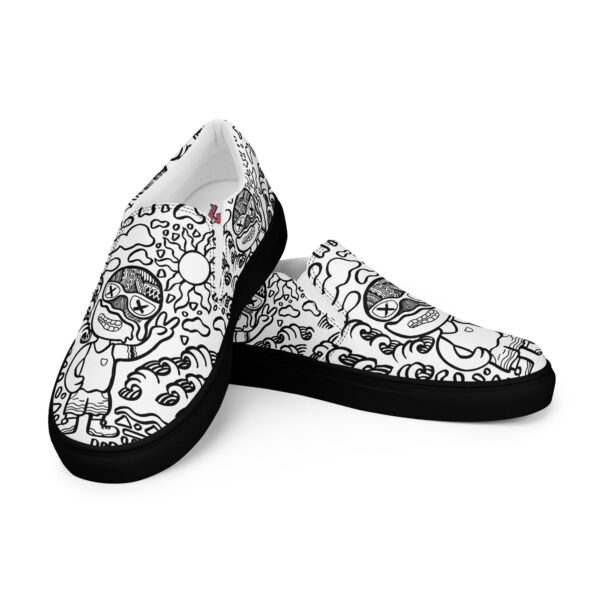 Mr. Split v7 Men’s slip-on canvas shoes - Image 10