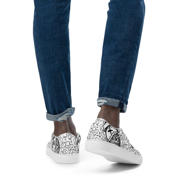 Mr. Split v1 Men’s slip-on canvas shoes - Image 20
