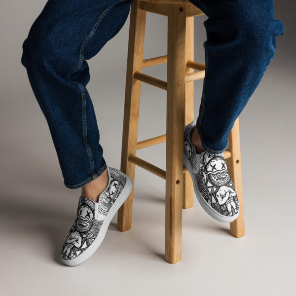 Mr. Split v2 Men’s slip-on canvas shoes - Image 6
