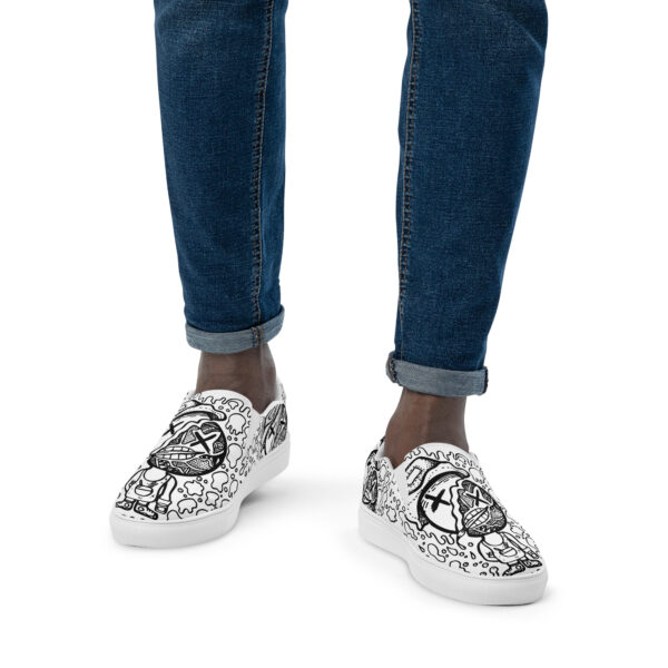 Mr. Split v1 Men’s slip-on canvas shoes - Image 21