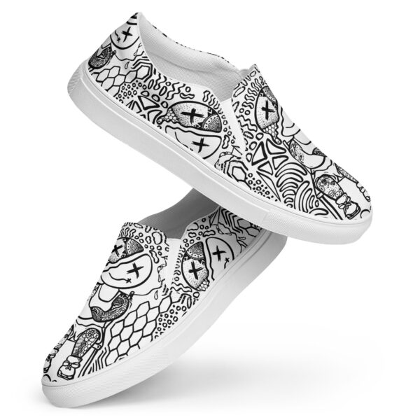 Mr. Split v3 Men’s slip-on canvas shoes - Image 23