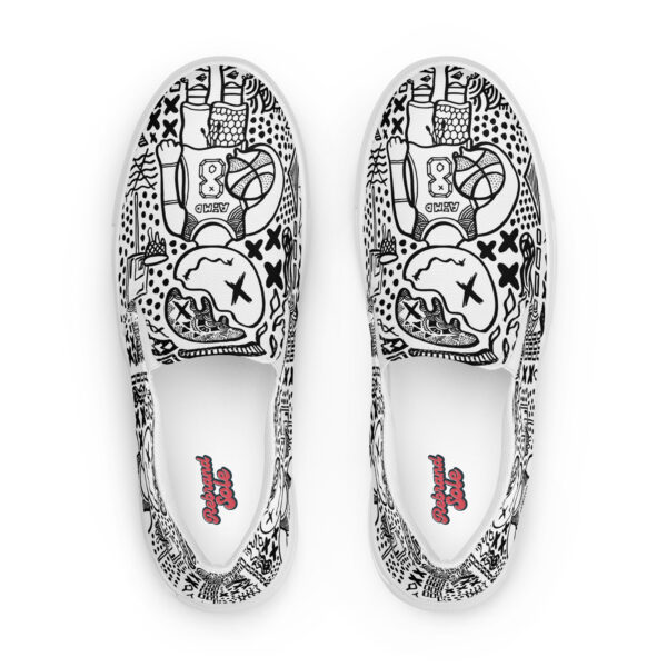 Mr. Split v4 Men’s slip-on canvas shoes - Image 10