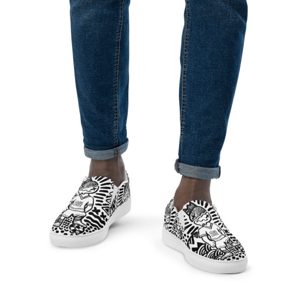 Mr. Split v5 Men’s slip-on canvas shoes - Image 19