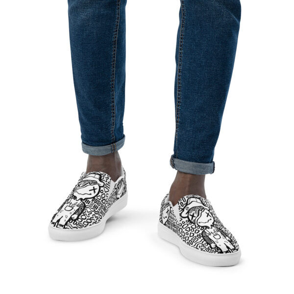 Mr. Split V6 Men’s slip-on canvas shoes - Image 2