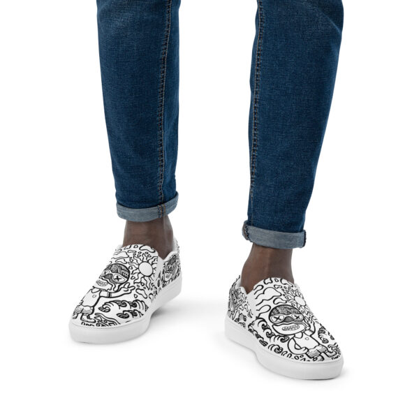Mr. Split v7 Men’s slip-on canvas shoes - Image 13