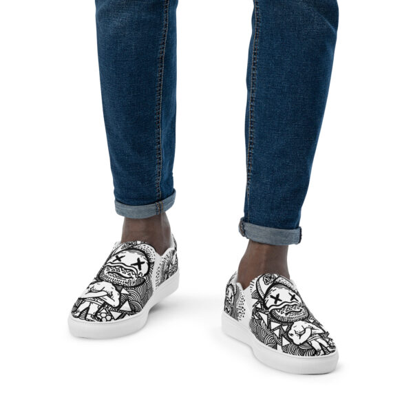 Mr. Split v2 Men’s slip-on canvas shoes - Image 2