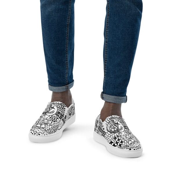 Mr. Split v10 Men’s slip-on canvas shoes - Image 11