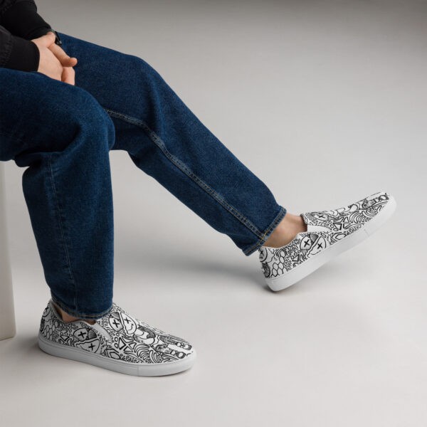 Mr. Split v3 Men’s slip-on canvas shoes - Image 13