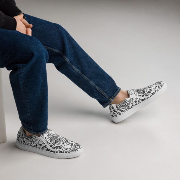 Mr. Split v7 Men’s slip-on canvas shoes - Image 23
