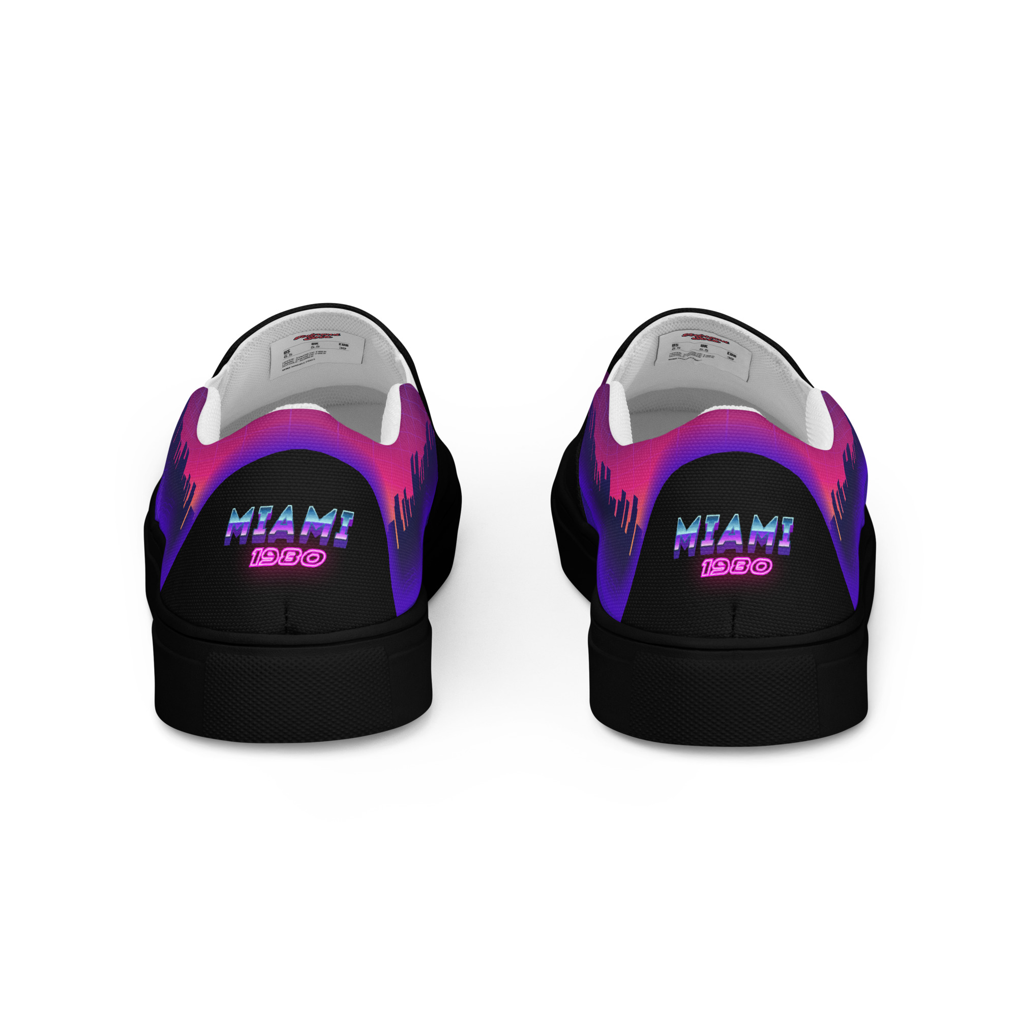 Retro Vaporware v1 Men’s slip-on canvas shoes - Image 11