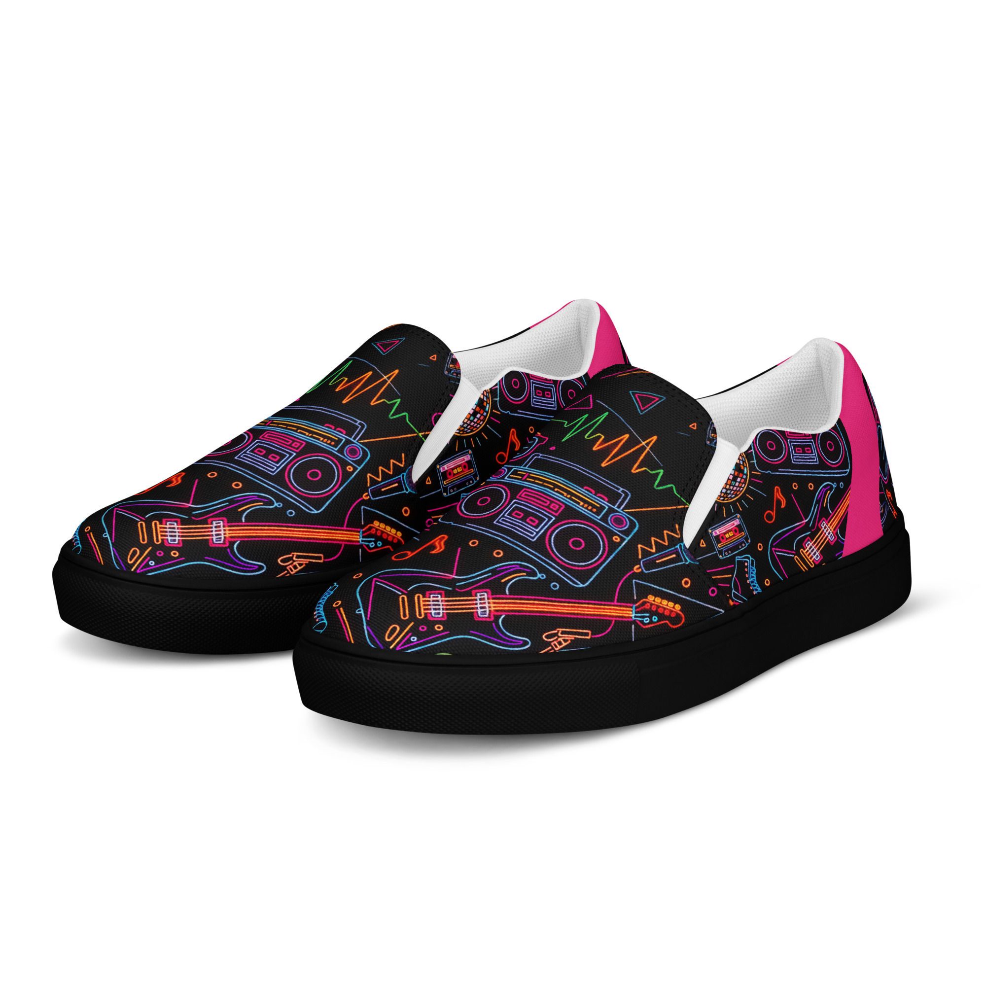 Retro Vaporware v5 Men’s slip-on canvas shoes - Image 13