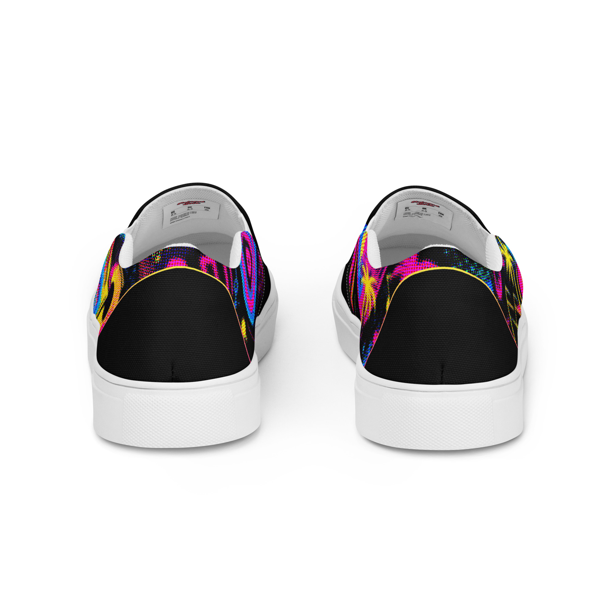 Retro Vaporware v4 Men’s slip-on canvas shoes - Image 2