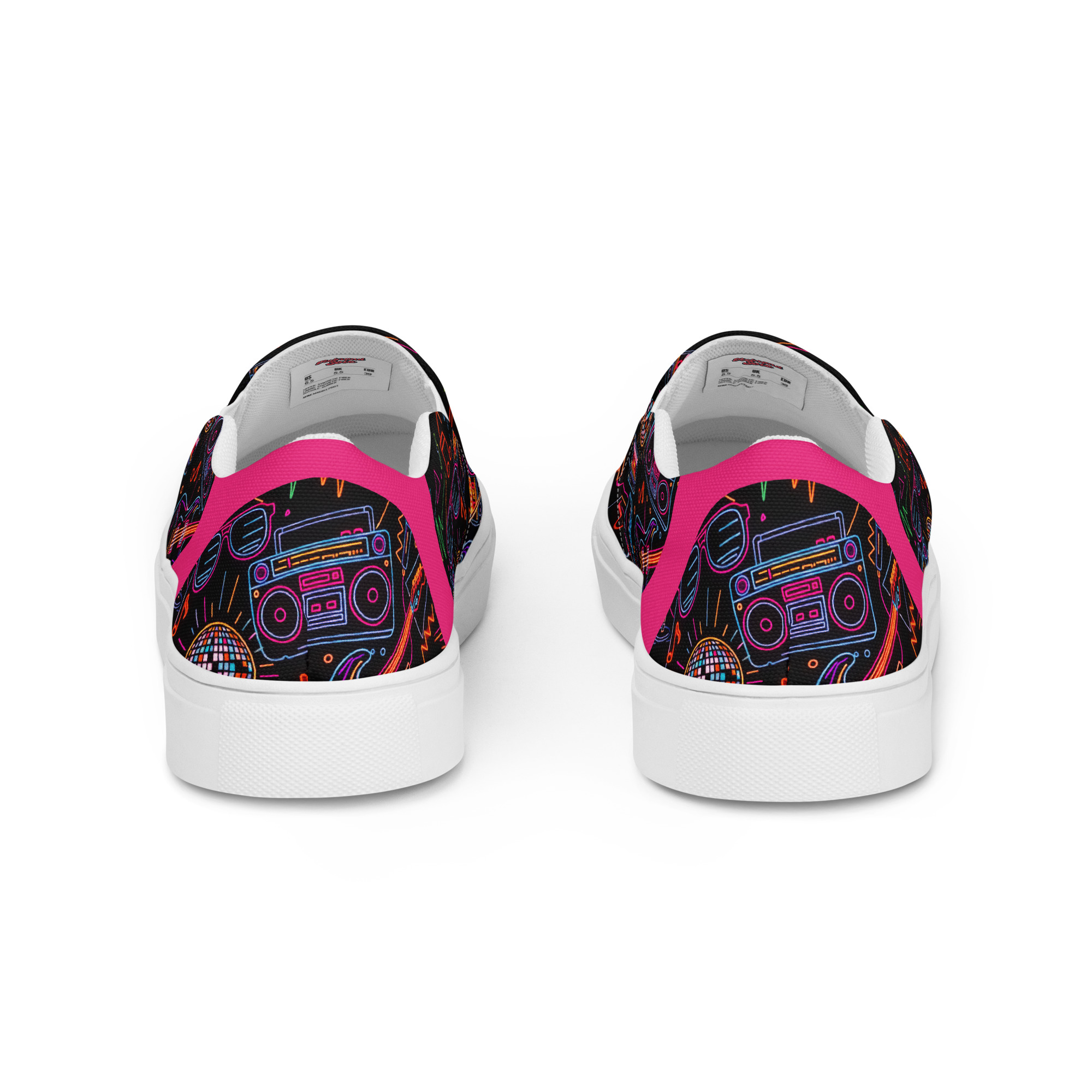 Retro Vaporware v5 Men’s slip-on canvas shoes - Image 2